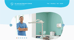 Desktop Screenshot of dr-schmid-kfo.de