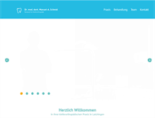 Tablet Screenshot of dr-schmid-kfo.de